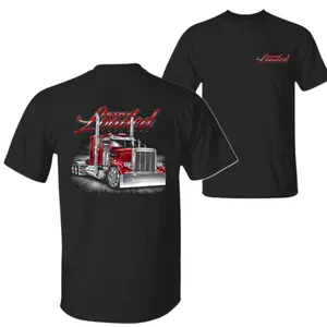 Stay Loaded Semi Truck Graphic Tee (Viral) Black Big Rig Classic Red Semi Truck Design Shirt for Truck Drivers Diesel Enthusiasts Men Women Unisex Casual Streetwear tiktok shop deals