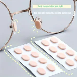 16Pcs glasses nose pad to reduce pressure on the bridge of the nose Anti-pressure sponge pad glasses adhesive Super soft lifting nose pad