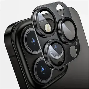 Lens Protector, Full Coverage Lens Protector, Easy To Install Phone Lens Protective Film, Phone Accessories Compatible with iPhone 16 Pro/16 Pro Max, Cases, Smartphone