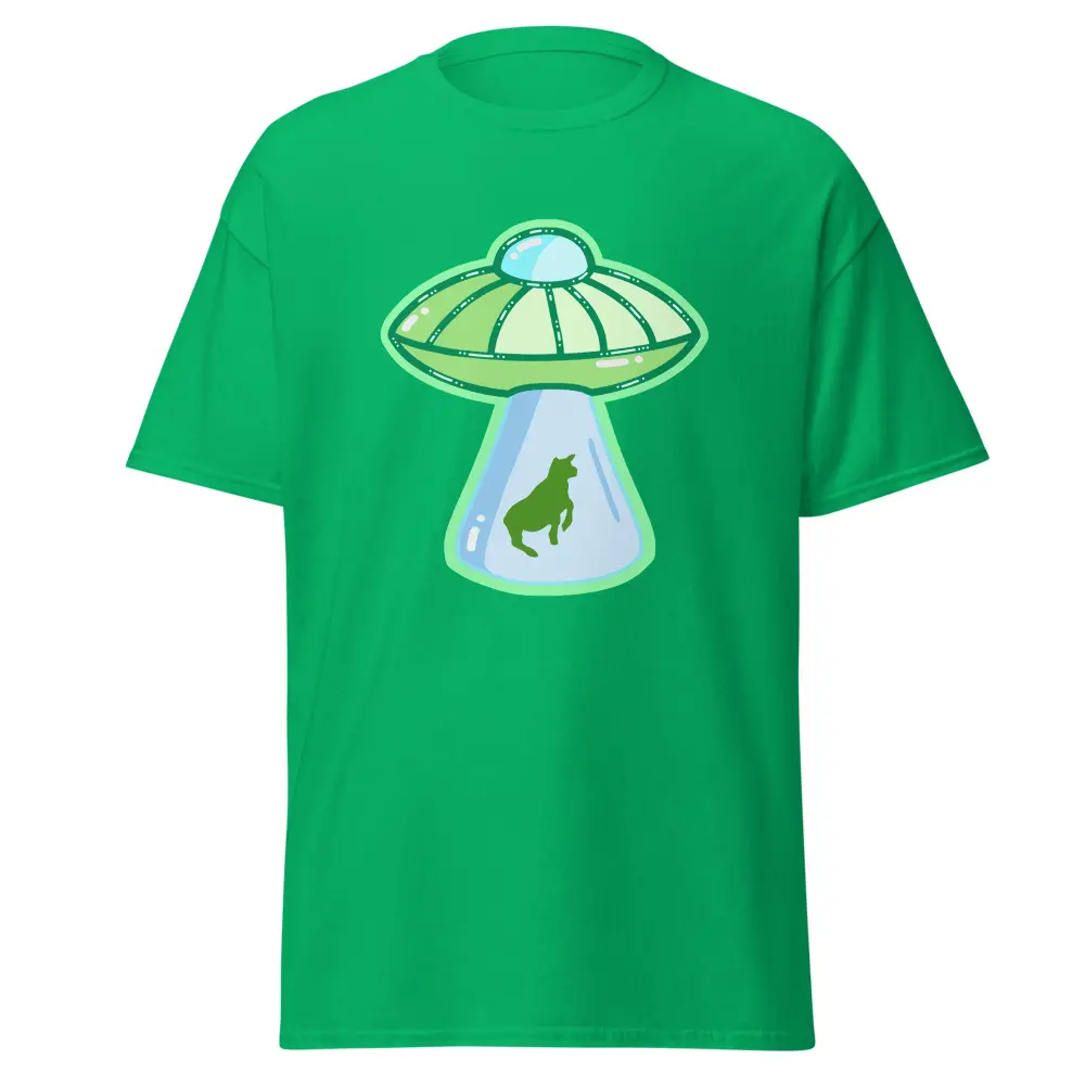 Classic Unisex Tee by UDDERLY Abducted - Cotton Fabric
