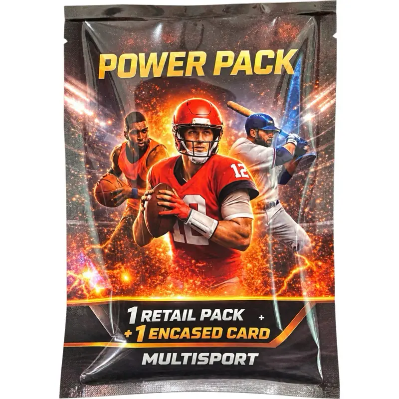 Power Pack-Multi Sport- 1 encased card + 1 retail pack
