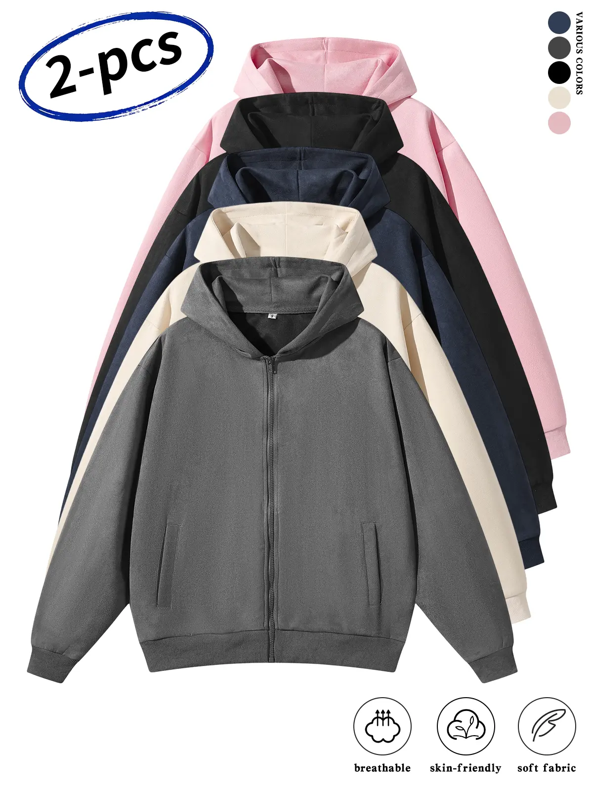 Men’s hoodies, men’s zip-up hoodies, suede-style jackets, men’s hooded outerwear, micro-suede zip-up hoodie, solid-color hoodie, men’s clothing, ribbed cuffs, comfortable fashion, athletic sweatshirt, streetwear, going-out outfit, men’s everyday wear, fal