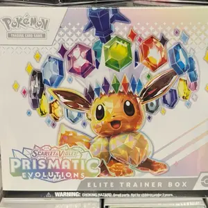 Pokémon Prismatic Elite Trainer Box (ETB) - Collectible Trading Card Game Accessory, Includes Booster Packs, Card Sleeves, and Game Accessories