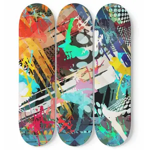 Paint Splash | Skateboard Wall Art