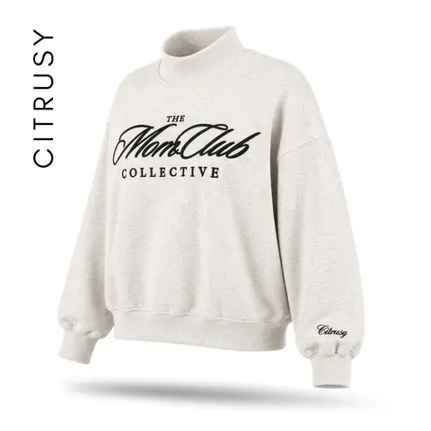 MOM CLUB MOCKNECK SWEATSHIRT