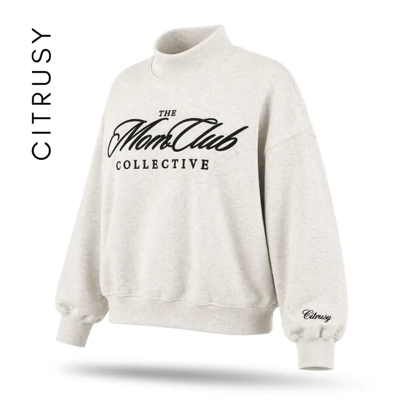 MOM CLUB MOCKNECK SWEATSHIRT
