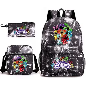 2026 new school season smiling critters schoolbag smiling animal cartoon casual backpack