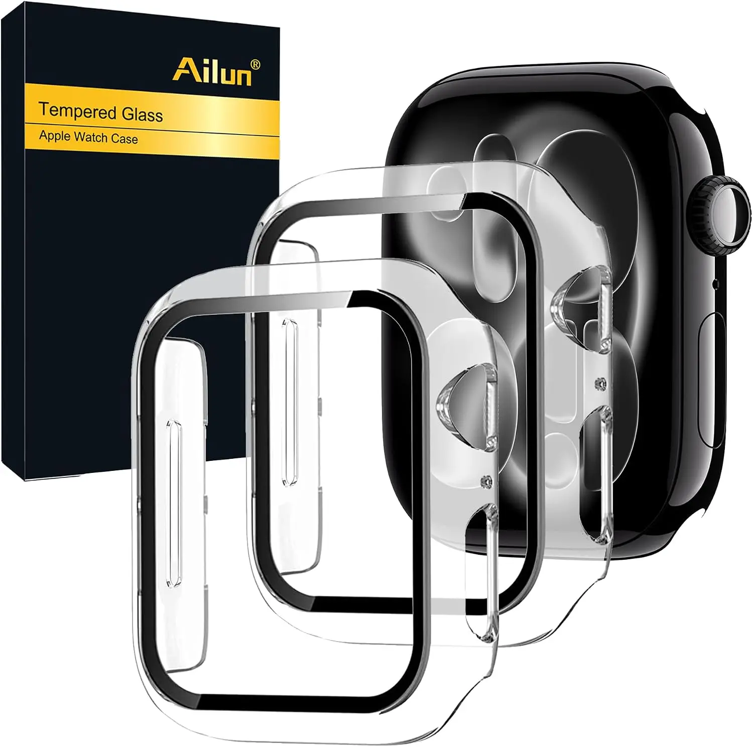 Ailun for Apple Watch Series 11/10 Screen Protector Case [46mm]