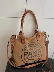 Men's Fashionable Letter Pattern Tote Bag, Stylish Tote Bag, Tote Shoulder Bags, Casual Large Capacity Shoulder Bag for Work & Daily Used, Trendy Versatile High-quality Daily Commuting Bag