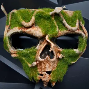 Grassy Snake Skull Mask