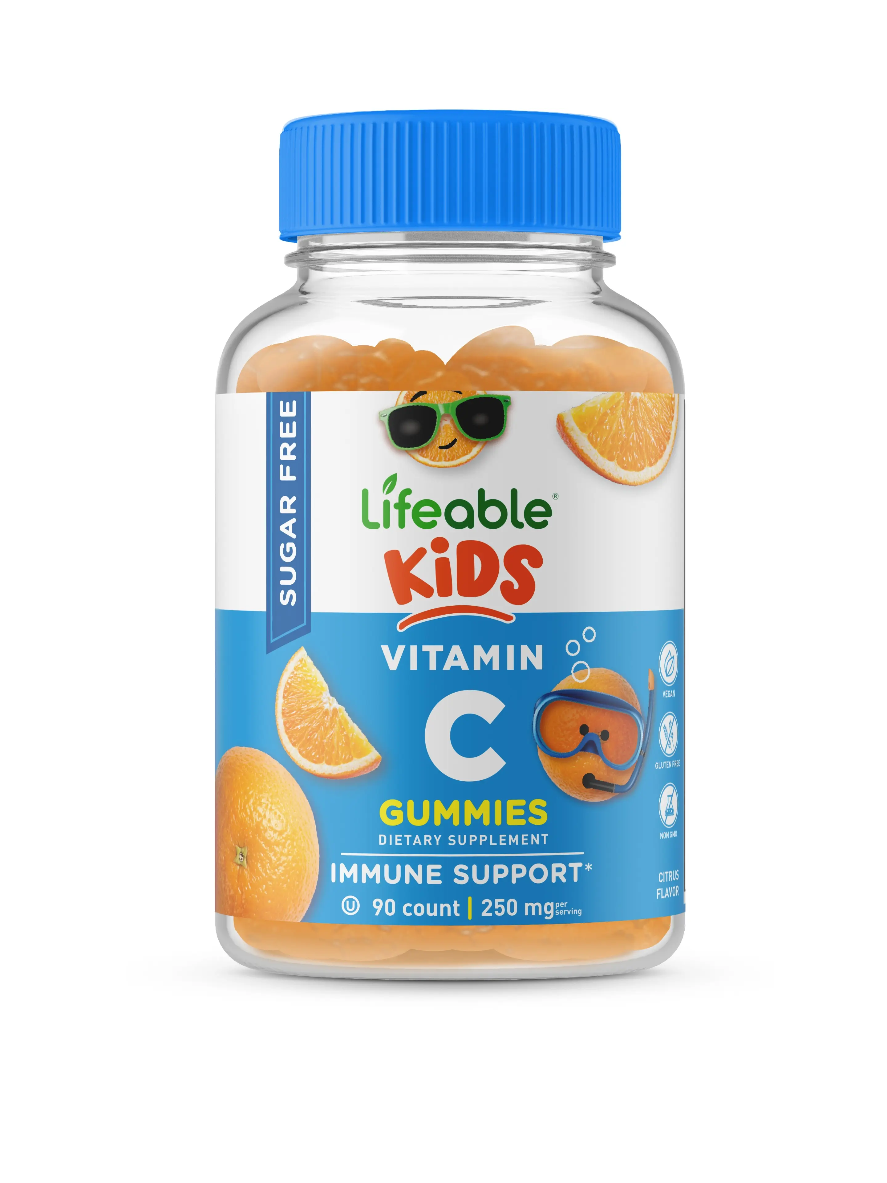 Lifeable Sugar-Free Echinacea Gummy Candy for Children, Halal & Kosher Immunity-Boosting Natural Antioxidant Dietary Supplement, 90 Count
