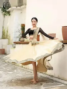 Black Gold Exotic Style Ethnic Indian Costume