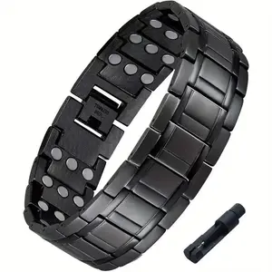 Copper Bracelet for Men 3X Strength, Copper Jewelry with Powerful 3800 Gauss Magnets, Premium Fold-Over Clasp, Jewelry Gifts for Men Wearable Durability Electronic Gadgets