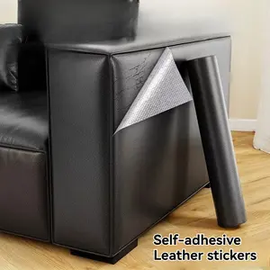 Self-Adhesive PU Leather Repair Tape Patch 50x137cm Waterproof Wear-Resistant for Sofa Car Seats Shoes Fabric Repair