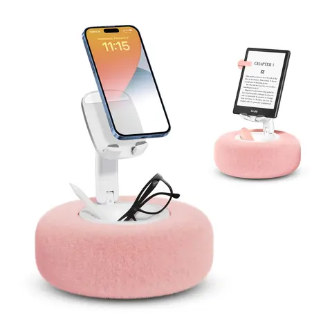Viozon Bed Cell Phone Holder - Hands-Free Smartphone Tablet Stand Accessory, Pillow Mount for Reading/Watching Videos, Compatible with 3.5-11" Devices