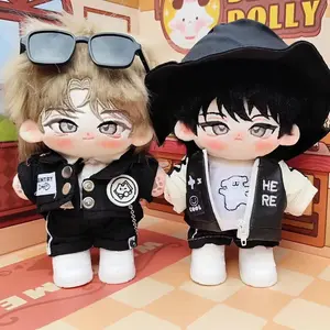 Stuffed Original Night by the Sea 20cm Yeo Taejoo and Kim Euihyun Cotton Dolls BL Manga Handsome Dress Up Plush Puppet Gift Toys