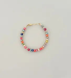 Mommy and baby shimmer beaded bracelet