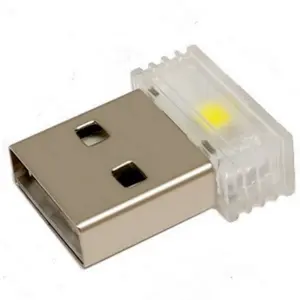 Mini USB Car Cigarette Lighter Colorful Atmosphere Lamp Night Light Seven-Color Gradient Flashing LED Eye-Protective Table Lamp for Home Use