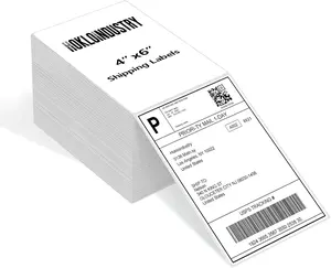 4"x6" Thermal Labels, Shipping Labels (500 Labels), Compatible with Rollo, iDRPT, Polono, Munbyn, Zebra Thermal Printers.