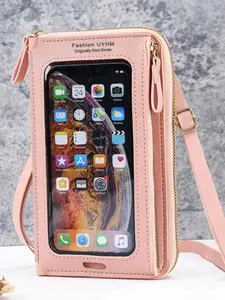 2026New Touch Screen Mobile Phone Bag HandbagFemale Fashionable Daily Use Purse Crossbody Wallet One-ShoulderTransparent Coin Purse