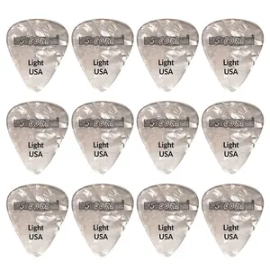 5 Core Guitar Picks 12 Pack Premium Celluloid Light Acoustic Electric Bass Guitars Pick 0.46mm