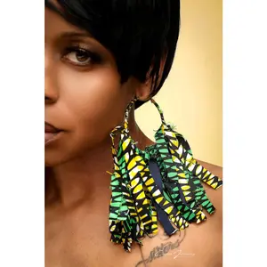 Honeydew Dreams Mini Statement Earrings Hoops