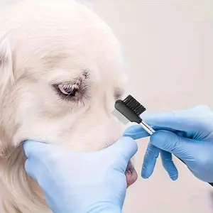 1pc Double-Ended Pet Grooming Comb Tool - Perfect For Removing Tear Stains From Dogs & Cats!