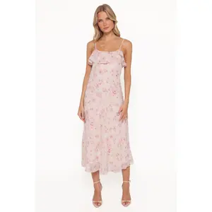 Lizbeth Maxi Dress - Pink Mauve Floral