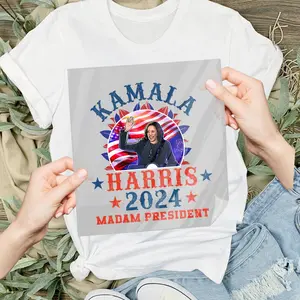 5PCS 2024 Kamala Harris President Victory Iron On Transfer T-Shirt Transfer