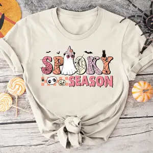 Spooky Season Shirt, Spooky Vibes Shirt, Spooky Hippie Shirt, Groovy Halloween Shirt, Retro Halloween Shirt, Halloween Costume Gift Unisex Tee spooky shirt snoopy shirt nurse halloween