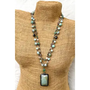 Lexi Necklace Amazonite