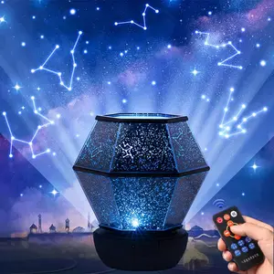 Constellation Galaxy Projector, Multifaceted Starry Night Display, Extended Lighting Experience with Remote Control, USB Connectivity, Perfect for Astronomy Lovers and Ambient Settings