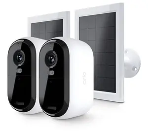 Arlo Essential Outdoor Cameras 2pk w/2 Solar Panel Chargers
