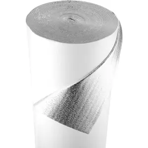 VEVOR Double Reflective Insulation Roll, Air Bubble Film Radiant Barrier, 3.2 mm 48 inx 10 ft, Double-Sided Aluminum Foil Bubble Heat Reflective Shield, Thermal Insulation Roll for Window RV RoofVEVOR Super Brand Day