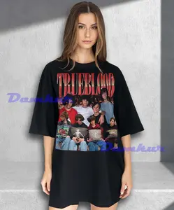 [Sale off up to 65%] Trueblood Shirt, Trueblood Tshirt, True Blood Fan Merch, True Blood Band Tees, Trueblood Retro Tee