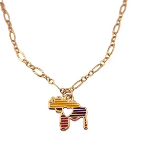 Venezuela Love Necklace Venezuelan Flag Gold jeweler's Handmade Jewelry Chain Perfect Gift for Venezuelans Emotional Charm  Dije colgante Venezolano, regalo para venezolanos, Colgante chapado en oro dije-  Cadena con dije para regalo, dije de venezuela