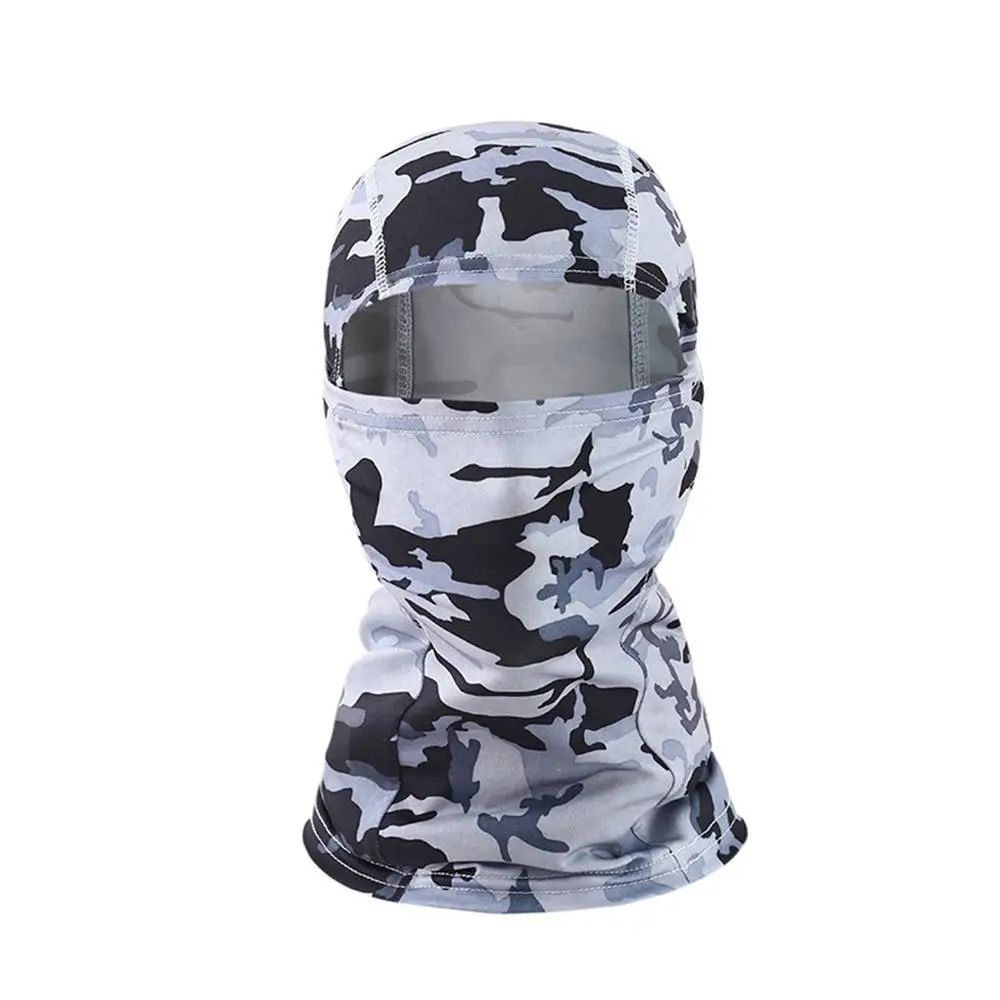 Camouflage Cap for Outdoor Sports, Outdoor Sports Balaclava Cap, Motorcycle Gear, Sun Protection Hood for Hiking & Cycling, Moisture-wicking Headwear,