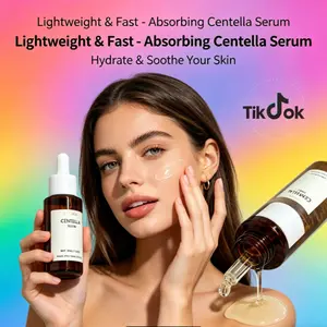 Centella Asiatica Serum, Hydrating & Calming Facial Serum, Visibly Revitalizes Skin, Improves Resilience, Radiant Glow, Skincare Essential