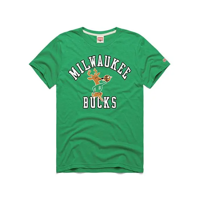 Homage HWC '68 Green Milwaukee Bucks T-Shirt