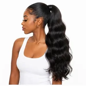 Luxury Sleek Body Wave Ponytail – Full, Soft, Salon Finish | Minxx Hair Co