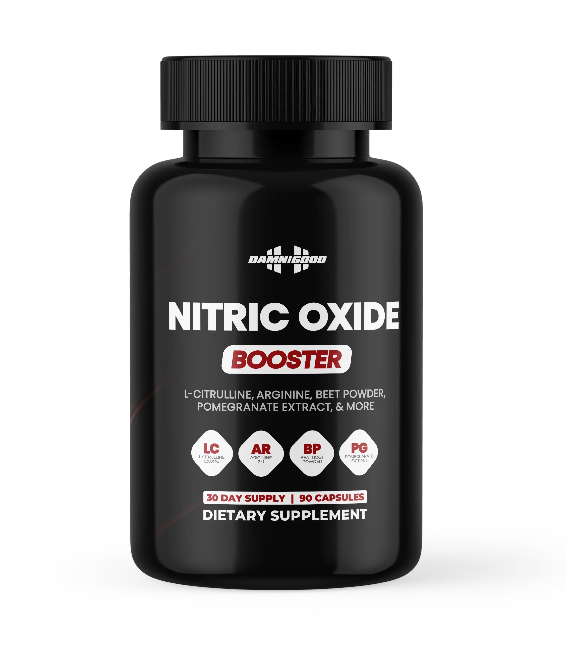 Damn Good™ Nitric Oxide – 90 Capsules (30 Servings)