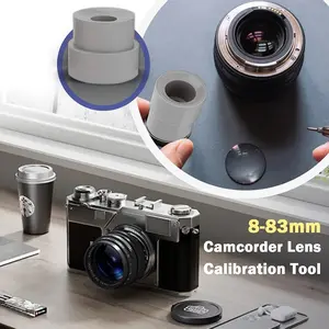 9-Pack Camera Lens Repair Tool Kit, Universal Rubber Lens Ring Remover Set, Fits 43mm to 82mm, Dslr Camcorder Accessories