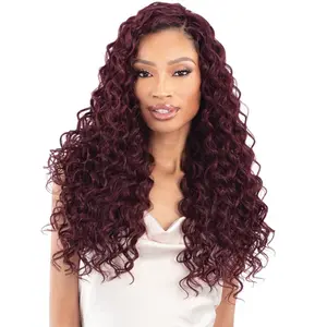 Shake N Go Organique Human Hair Blend Weave - SUNSET CURL 24"