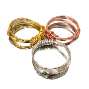 Whimsy MAE-ze Jewelry handmade twist stacker dainty rings