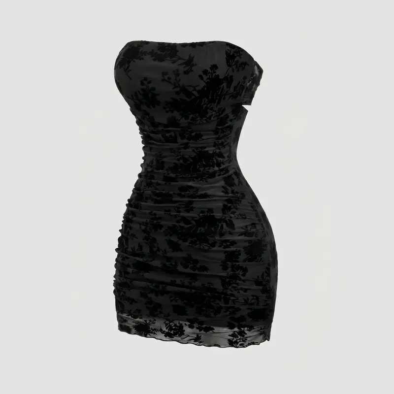 black mini dress next day delivery Black Cocktail Dresses,Open Back Cocktail Dress,Mini Length Cocktail Dress,CD00008, US14W / Lilac main image 1