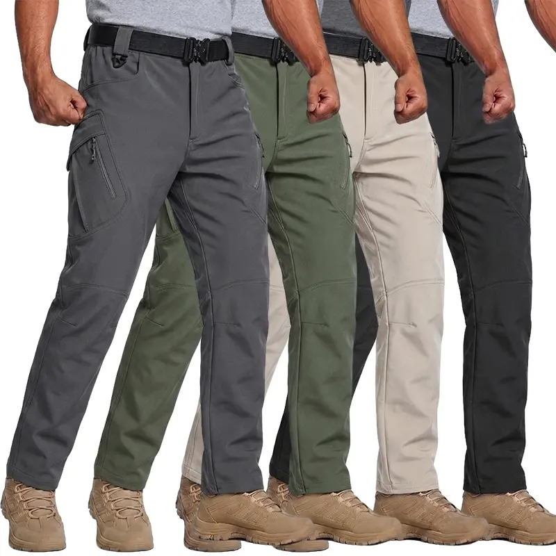 Homug Men's 4-Piece Workwear Pants, Professional-Grade Tear-Resistant Work Trousers, Lightweight Tear-Resistant Fabric, 6 Pockets, Regular Fit, EMS Law Enforcement Duty Pants