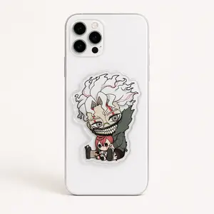 Okarun Turbo Form Dandadan Magsafe Phone Grip Holder, Aesthetic Japan Anime Acrylic Magnetic Phone Mount, Durable Popsocket Accessories