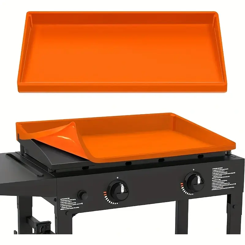 【2026 Upgraded】Silicone Griddle Cover Mat for Blackstone 17-36 Inch, Full Wrap-Around Protection, Waterproof & Heat-Resistant, Must-Have Grill Accessories, Christmas gifts, Food-Grade Silicone For Peace Of Mind, Heavy-Duty Silicone Lasts