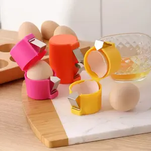 Egg Shell Opener and Separator Tool, New Egg Shape Tray Peeling Device, Quick No Fragments Stable Portable Kitchen Gadget, Egg Cracking Tool, Egg Cracker Tool, Kitchen Cooking Accessories