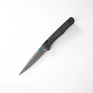 1pc 417 folding knife, carbon fiber handle, lightweight pocket knife, high-quality fruit knife